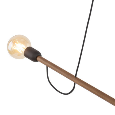 Helix wood orzech lampa wiszaca 2 4948 - TK Lighting