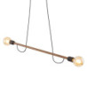 Helix wood orzech lampa wiszaca 2 4948 - TK Lighting