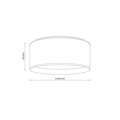 Juta lampa sufitowa 4 5798 - TK Lighting