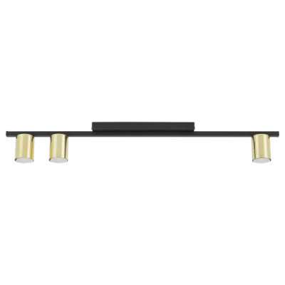 Logan black/gold lampa sufitowa 3 5672 - TK Lighting