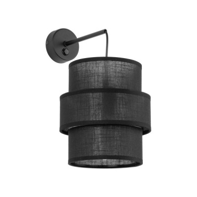 Calisto black kinkiet 1 5955 - TK Lighting