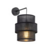 Calisto black kinkiet 1 5955 - TK Lighting