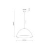 Faro mint lampa wisząca 1 500 974 - TK Lighting