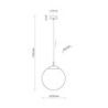 Esme white lampa wisząca 1 350 5671 - TK Lighting