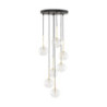 Nilos black / gold lampa wisząca 7 5362 - TK Lighting