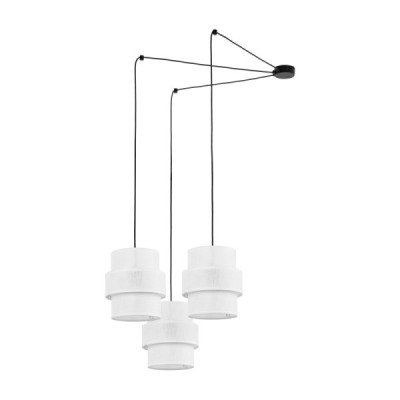 Calisto white lampa wiszaca 3 5975 - TK Lighting