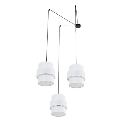 Calisto white lampa wiszaca 3 5975 - TK Lighting