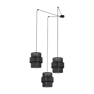 Calisto black lampa wisząca 3 5976 - TK Lighting