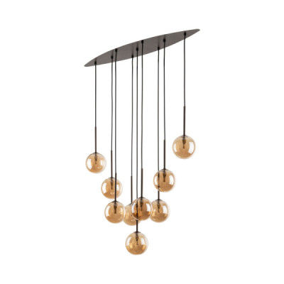 Estera brown lampa wisząca 9 6149 - TK Lighting