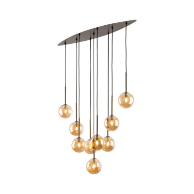 Estera brown lampa wisząca 9 6149 - TK Lighting