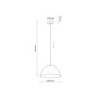 Faro brown lampa wisząca 1 340 4332 - TK Lighting