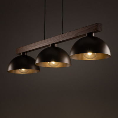 Oslo brown lampa wisząca 3 6299 - TK Lighting