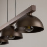 Oslo brown lampa wisząca 3 6299 - TK Lighting