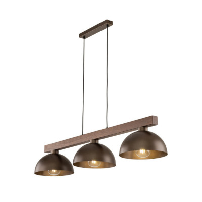 Oslo brown lampa wisząca 3 6299 - TK Lighting