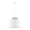 Duo white juta lampa wisząca 1 1856 - TK Lighting