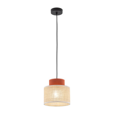 Duo juta brown lampa wiszaca 1 2785 - TK Lighting