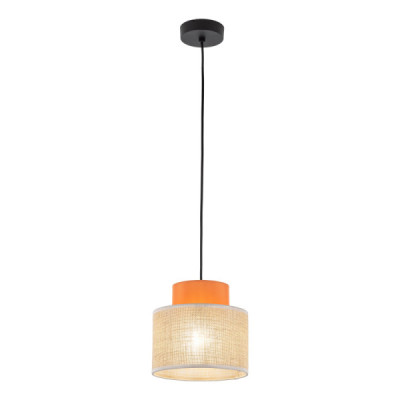 Duo juta orange lampa wiszaca 1 3255 - TK Lighting