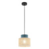 Duo juta green lampa wiszaca 1 3257 - TK Lighting