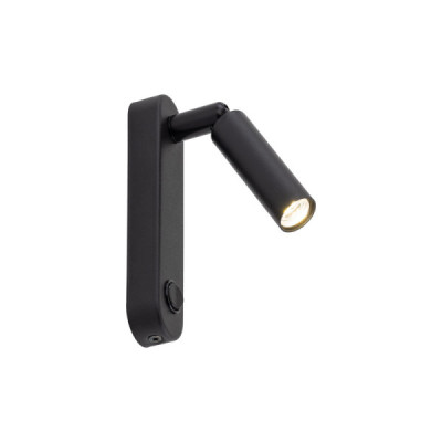 Enzo long black kinkiet 1 6621 - TK Lighting