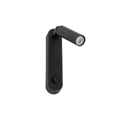 Enzo long black kinkiet 1 6621 - TK Lighting