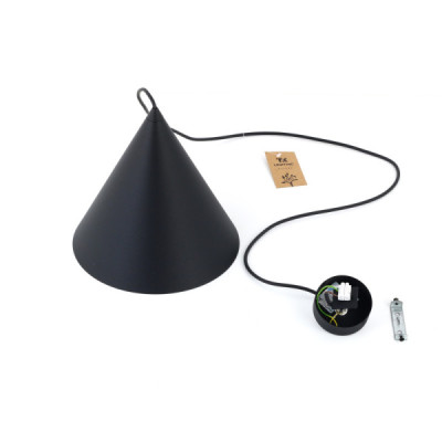 Cono black lampa wisząca 1 m 6630 - TK Lighting