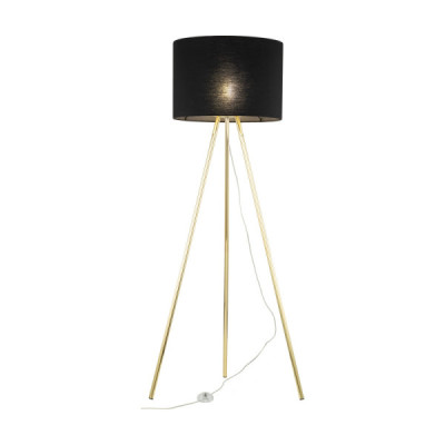 Umberto black gold lampa podłogowa 1 6635 - TK Lighting