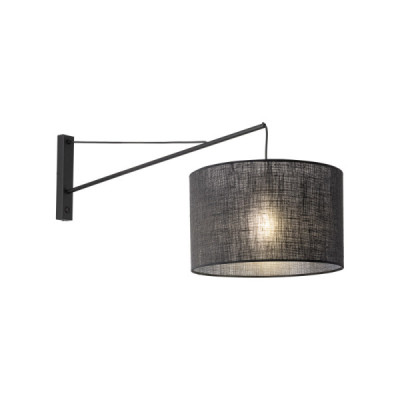 Glorii black kinkiet 1 6639 - TK Lighting