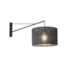 Glorii black kinkiet 1 6639 - TK Lighting