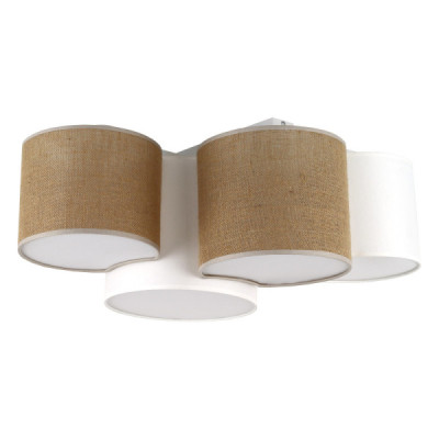 Mona juta lampa sufitowa 4 5908 - TK Lighting