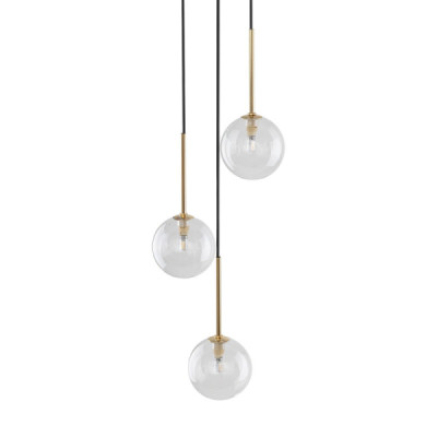 Nilos black / gold lampa wiszaca 3 5942 - TK Lighting