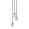 Nilos black / gold lampa wiszaca 3 5942 - TK Lighting