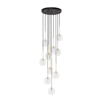 Nilos black / gold lampa wisząca 10 5944 - TK Lighting