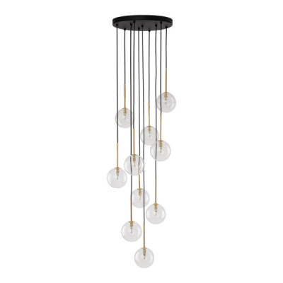 Nilos black / gold lampa wisząca 10 5944 - TK Lighting