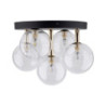 Nilos black / gold lampa sufitowa 5pł 758 - TK Lighting