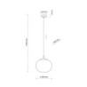 Vibe white lampa wisząca 1 300 4789 - TK Lighting