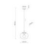 Vibe transparent lampa wisząca 1 250 4816 - TK Lighting