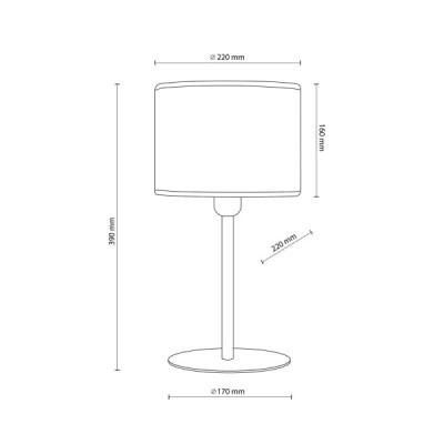 Juta lampka nocna 1 5552 - TK Lighting