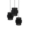 Calisto black lampa wisząca 3 koło 5981 - TK Lighting