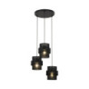 Calisto black lampa wisząca 3 koło 5981 - TK Lighting