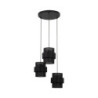 Calisto black lampa wisząca 3 koło 5981 - TK Lighting