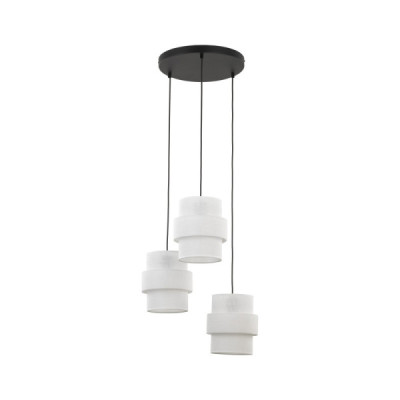 Calisto white lampa wisząca 3 koło 6018 - TK Lighting