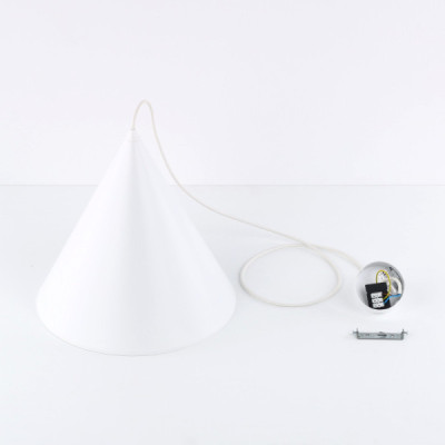 Cono white lampa wisząca 1 l 10009 - TK Lighting