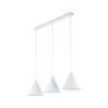 Cono white lampa wisząca 3 listwa 10011 - TK Lighting