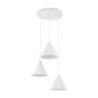 Cono white lampa wisząca 3 koło 10012 - TK Lighting