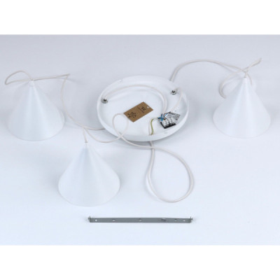 Cono white lampa wisząca 3 koło 10012 - TK Lighting