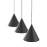 Cono black lampa wisząca s 3 listwa 10068 - TK Lighting