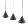 Cono black lampa wisząca s 3 listwa 10068 - TK Lighting