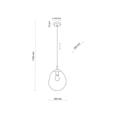 Sol mini new transparent 1 10082 - TK Lighting