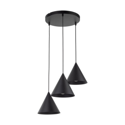 Cono black lampa wisząca 3 koło s 10067 - TK Lighting