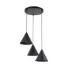 Cono black lampa wisząca 3 koło s 10067 - TK Lighting